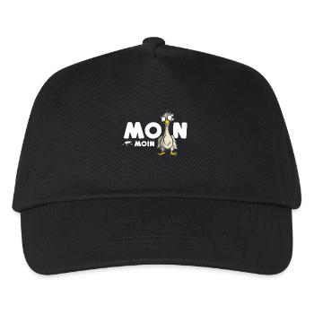 Moin Moin Mer du Nord - Casquette de baseball Enfant - noir - Devant