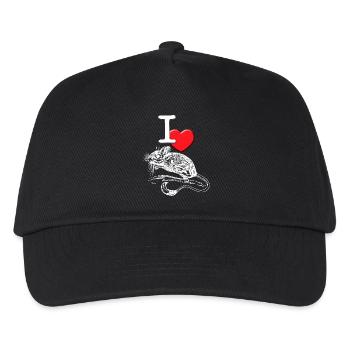 mouse - Kids’ Baseball Cap - black - Front