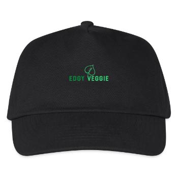 Vegan vegetarian animal welfare gift idea - Kids’ Baseball Cap - black - Front