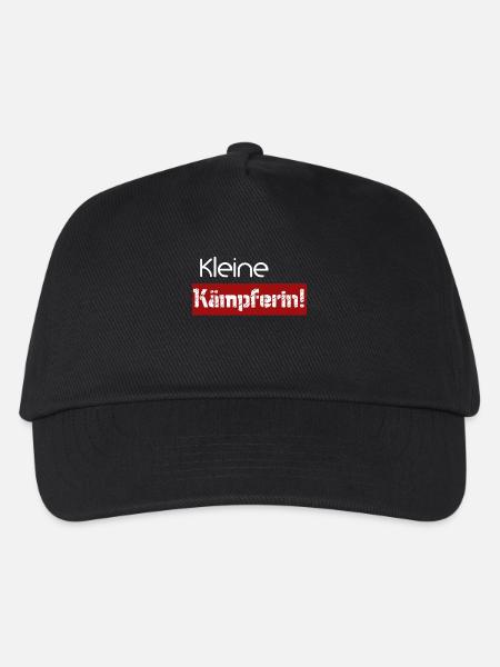 Kleine Kämpferin - Kinder Basecap - Schwarz