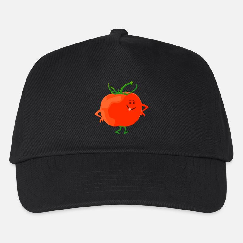 Tomate - Kinder Basecap - Schwarz