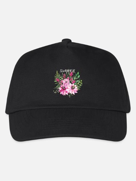 bouquet v1 - Kids’ Baseball Cap - black
