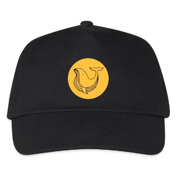 Wal - Kinder Basecap - Schwarz - Vorne