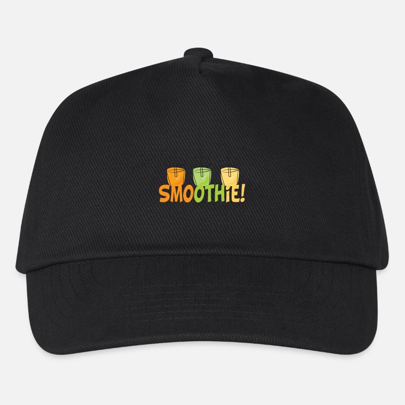 Smoothie - Kinder Basecap - Schwarz
