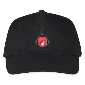 music cherry - Kids’ Baseball Cap - black - Front