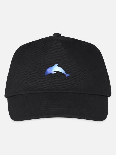 dolphin - Kids’ Baseball Cap - black