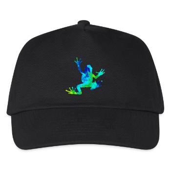 frog - Kids’ Baseball Cap - black - Front