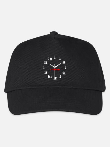 Es ist Schachzeit Shirt - Kinder Basecap - Schwarz