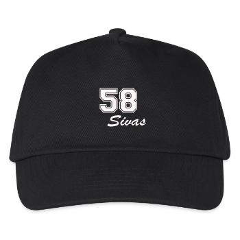 Sivas - Kinder Basecap - Schwarz - Vorne