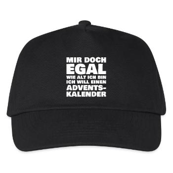 I want an Advent calendar - Kids’ Baseball Cap - black - Front