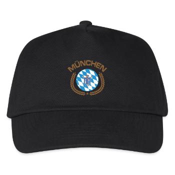 München - Kinder Basecap - Schwarz - Vorne