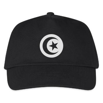 Tunesien - Kinder Basecap - Schwarz - Vorne