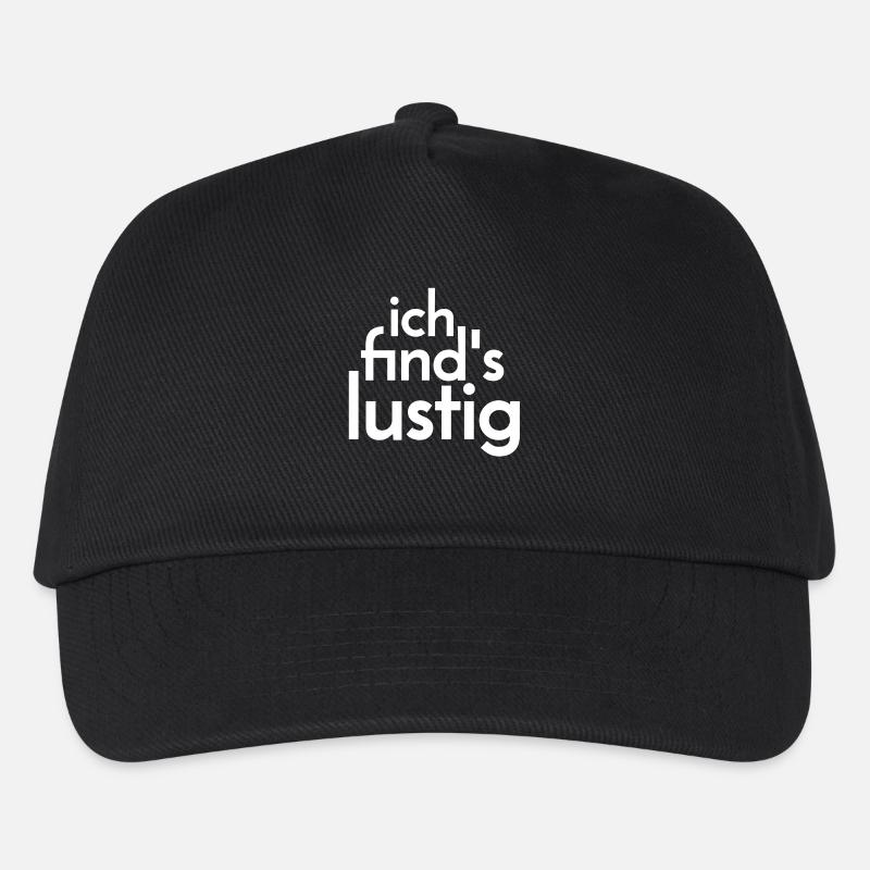Je pense que c'est drôle. - Casquette de baseball Enfant - noir