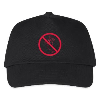zone verboten keine schild geist spuken horror mon - Kinder Basecap - Schwarz - Vorne