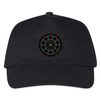 Target for darts - Kids’ Baseball Cap - black - Front