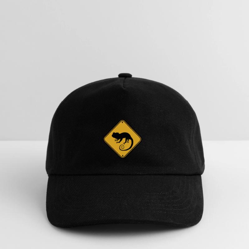 shield note caution warning caution danger con Kids’ Baseball Cap