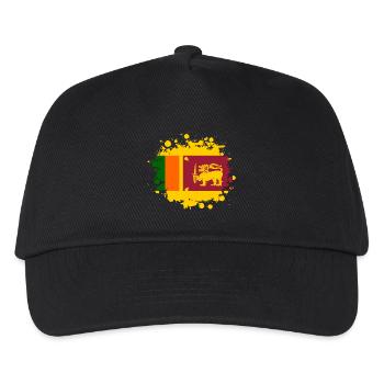 Sri Lanka becks / gift flag South Asia Asia - Kids’ Baseball Cap - black - Front