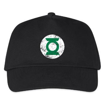 Justice League Green Lantern Logo vintage - Kinder Basecap - Schwarz - Vorne