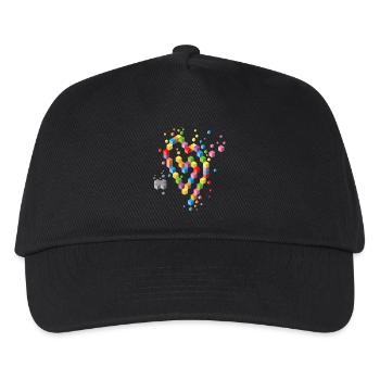 Geek Heart - Kids’ Baseball Cap - black - Front