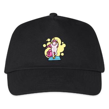 Pilates Unicorn Exercise Workout Workout Gym - Casquette de baseball Enfant - noir - Devant