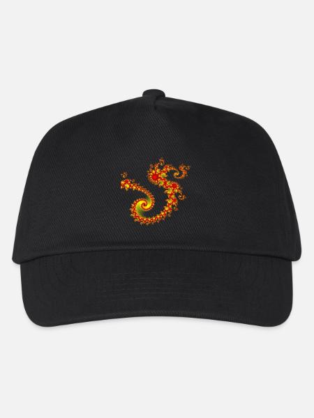 Mandelbrot 4 - Kinder Basecap - Schwarz
