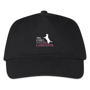 Labrador - Kinder Basecap - Schwarz - Vorne