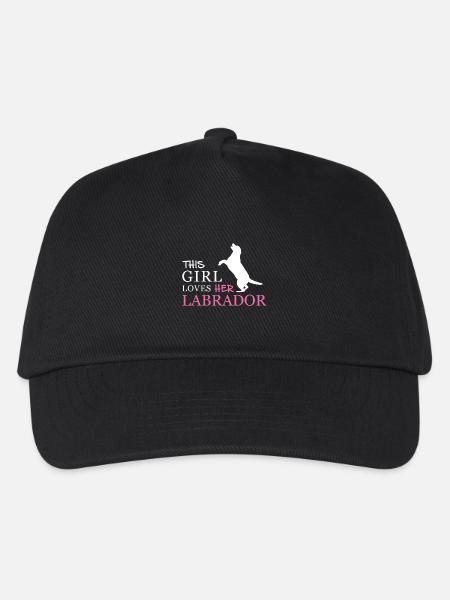 Labrador - Kids’ Baseball Cap - black