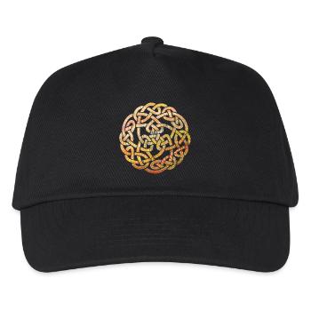 Noeud celtique 5 e 37 - Casquette de baseball Enfant - noir - Devant