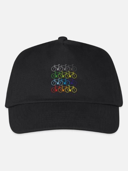 summer sport bike - Kids’ Baseball Cap - black
