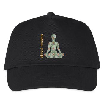 yoga 15 shuni mudra e 211 - Kinder Basecap - Schwarz - Vorne