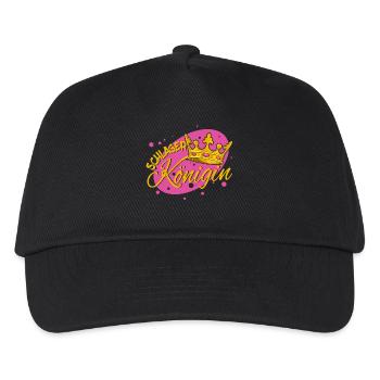 Schlager Königin Volksmusik Fan Musik Statement - Kinder Basecap - Schwarz - Vorne