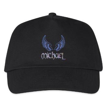erzengel michael e 45 - Kinder Basecap - Schwarz - Vorne
