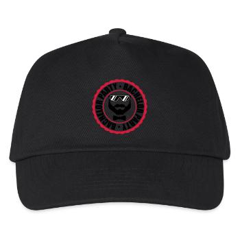 circle ring stamp team bachelor party bache - Kids’ Baseball Cap - black - Front