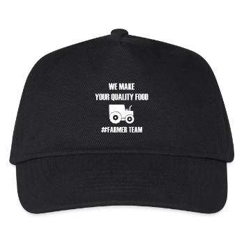 Équipe de formation pour la fraîcheur et la qualité - Casquette de baseball Enfant - noir - Devant