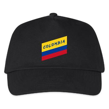 Colombia National Flag / Gift Flag Bogota - Kids’ Baseball Cap - black - Front
