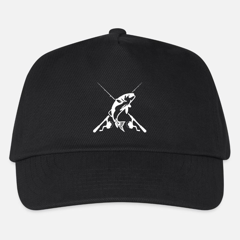 pêche - Casquette de baseball Enfant - noir