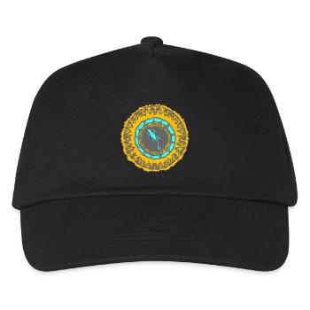 Balearen Echse - Kinder Basecap - Schwarz - Vorne
