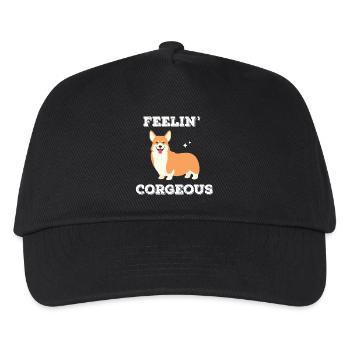 Feeling Corgeous - Corgies - Kids’ Baseball Cap - black - Front