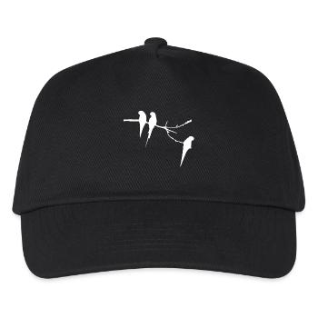 Birds on the branch - Kids’ Baseball Cap - black - Front