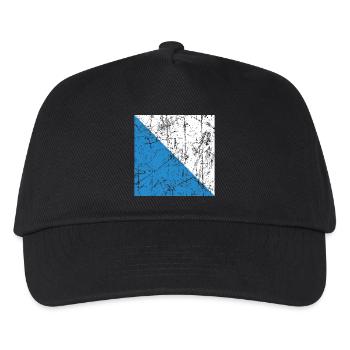 Zurich flag Zuerich Fahne Schweiz Switzerland - Kids’ Baseball Cap - black - Front