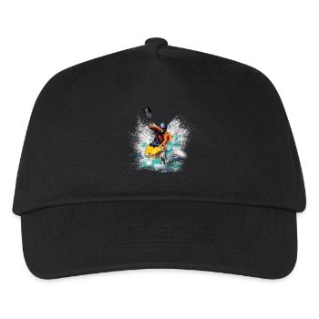kayaking - Kids’ Baseball Cap - black - Front