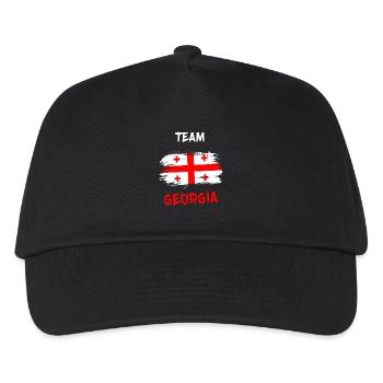 Team Géorgie / Cadeau Tbilissi Gori drapeau - Casquette de baseball Enfant - noir - Devant