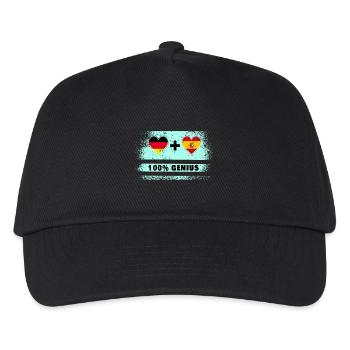 Germany and Spain 100% brilliant / Gift - Kids’ Baseball Cap - black - Front