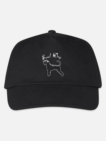 Schnauzer Soul dog - Kinder Basecap - Schwarz