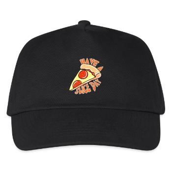 Pizza - Kids’ Baseball Cap - black - Front