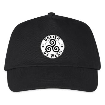 Breizh da viken 3 - Casquette de baseball Enfant - noir - Devant