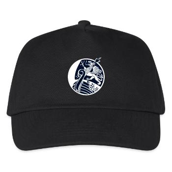 Rostock - Cog - Viking Ship - Kids’ Baseball Cap - black - Front
