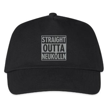 Straight outta Neukölln - Kinder Basecap - Schwarz - Vorne