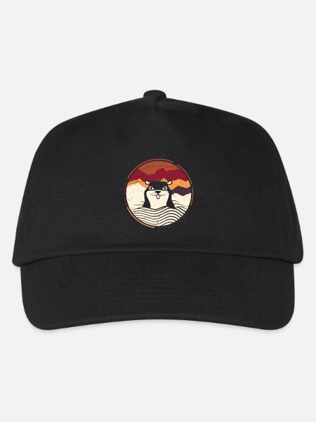 Maulwurf - Kinder Basecap - Schwarz