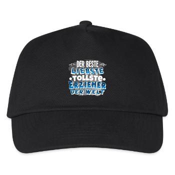 educator - Kids’ Baseball Cap - black - Front